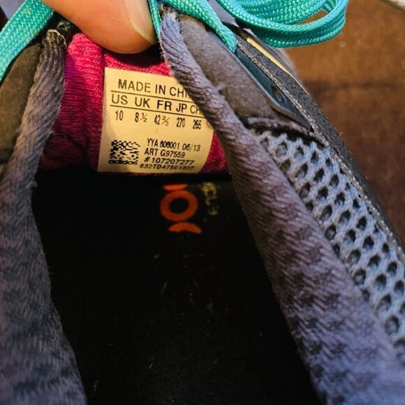 Very Good Adidas UIltraBoost Ultra Boost 10 US 42 2/3 EUR Grey Turquoise - Picture 6 of 6